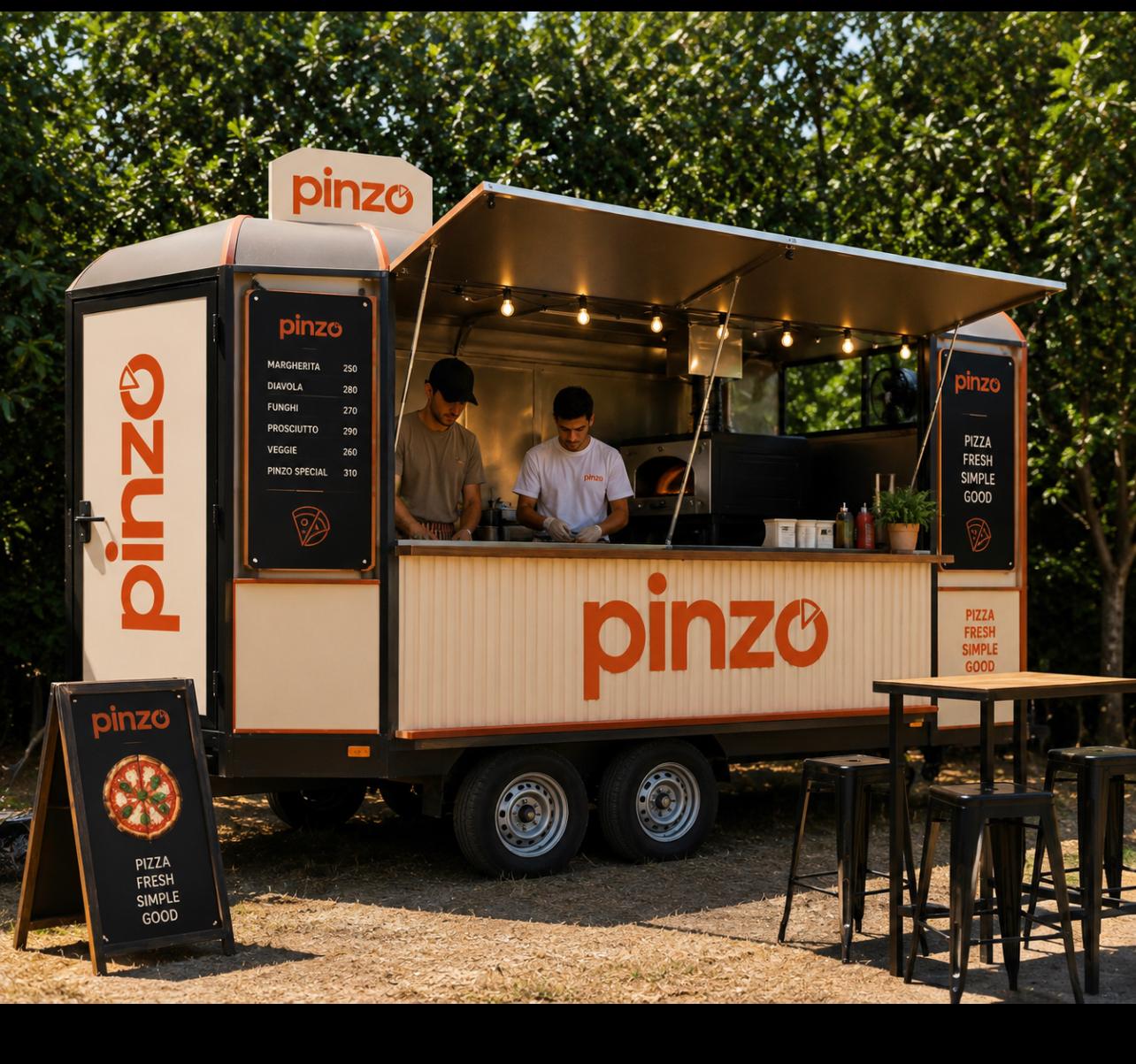 PİNZO Muğla Akyaka pizza karavanı